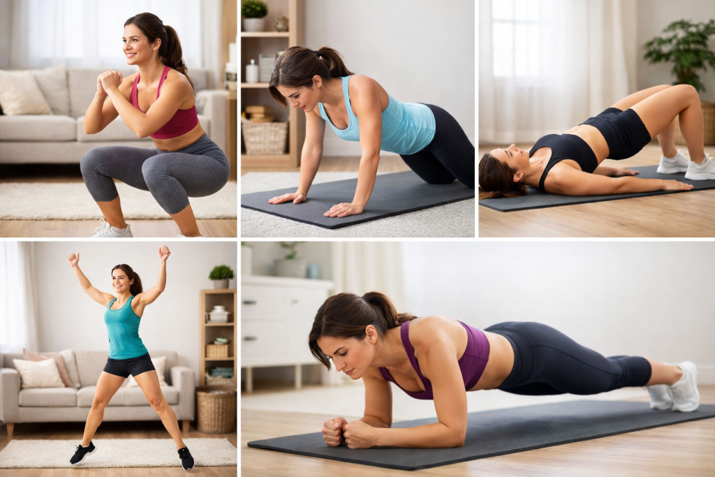 Fitness Workouts at Home Without Equipment